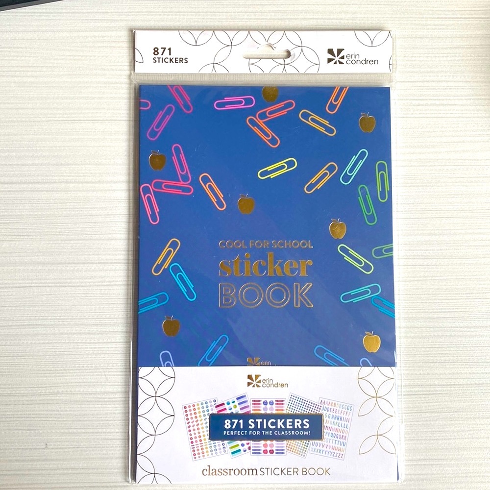 Erin Condren classroom Sticker Book